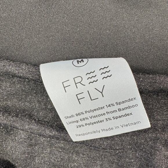 Free Fly Shorts Womens Medium Black Athletic Bamboo Blend Workout Sport Gym Hike - Picture 3 of 13